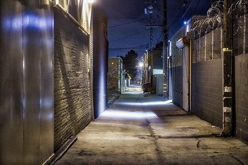 LA back alley